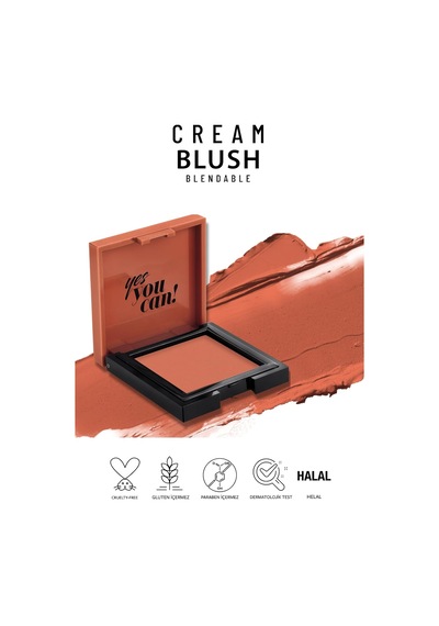 Cream Blush - Krem Allık, 47 Peachy, 3.6 G Çok Renkli