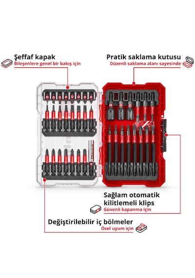 Einhell M-CASE 38 Parça Bits Uç Seti - 49109250