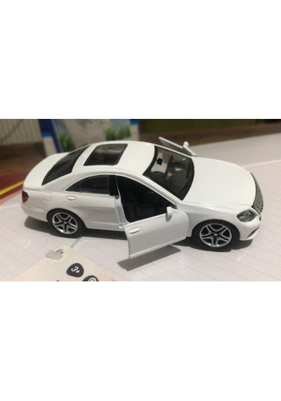 Oyuncak Metal Model Araba Açılır Kapı 1/36 Çek Bırak Beyaz Bentley