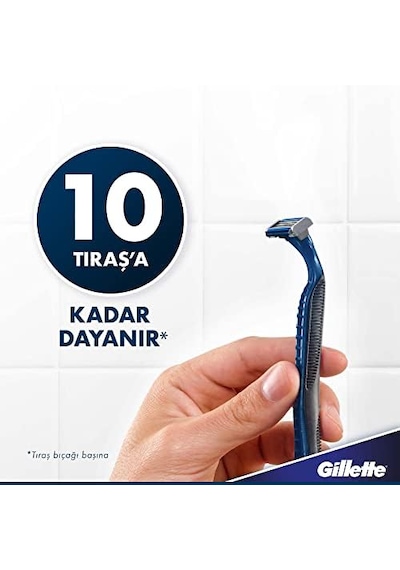 Gillette Blue3 Slalom Kullan At Tıraş Bıçağı 6+2 Adet