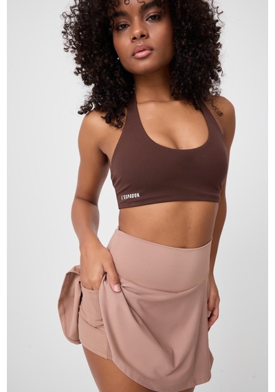 Hıghrıse Flexflow Yüksek Bel Tenis Spor & Aktif Yaşam Etek-şort Skort -2857 Bej