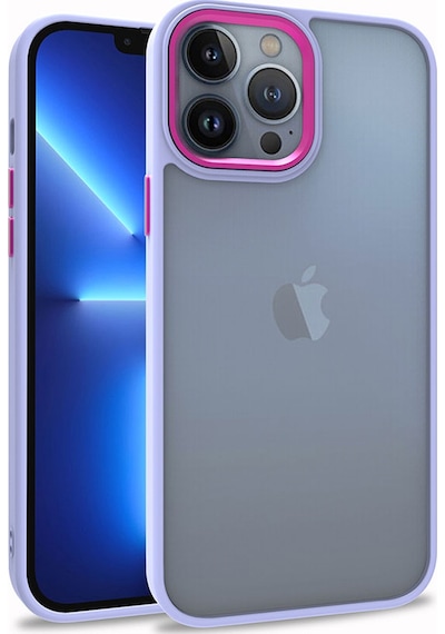 Apple iPhone 13 Pro Max Uyumlu Flora Kılıf-lila Lila Lila