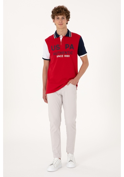 U.S. Polo Assn. Erkek Açık Gri Kanvas Pantolon 50309126-VR001