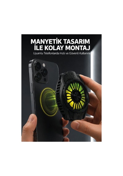 Soğutma Teknolojili Rgb Işıklı Telefon Soğutucu - Hs08375057-1966 Renkli