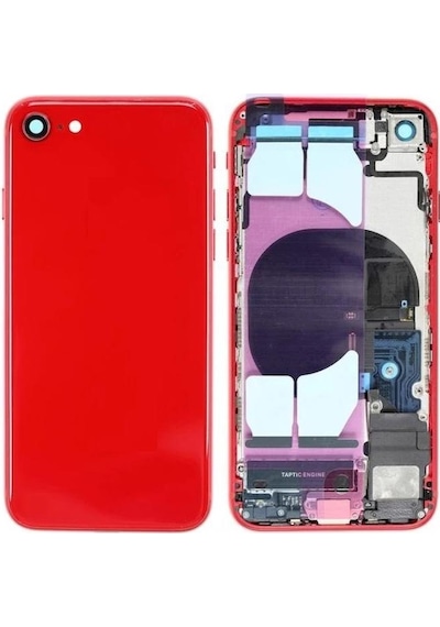 Apple Uyumlu iPhone 8 İle Dolu Kasa Kırmızı