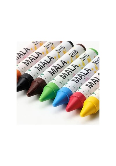 Sumuhome Mala Pastel Mum Boya Çok Renkli 8 Adet Çok Renkli