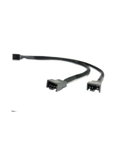 2 Port Fan Çoklayıcı 4 Pin PWM Fan Kontrol Kablosu 4P Dişi 3+4p