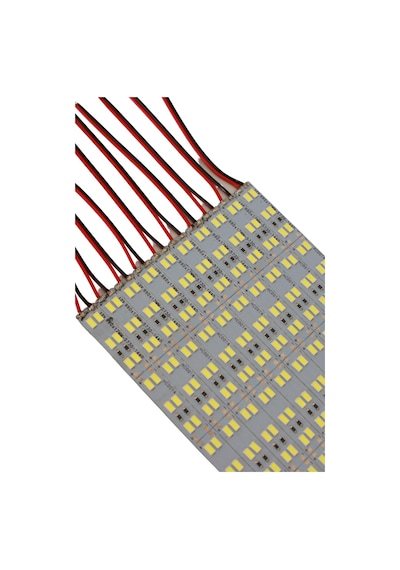 12v 5730 Çift Sıra Alüminyum Çubuk Led 144 Ledli Gün Işığı 1m