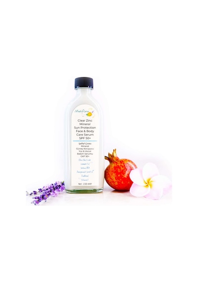 Mediflora Şeffaf Çinko Mineral Güneş Koruyucu Yüz & Vücut Bakım Serumu SPF50 150 ML