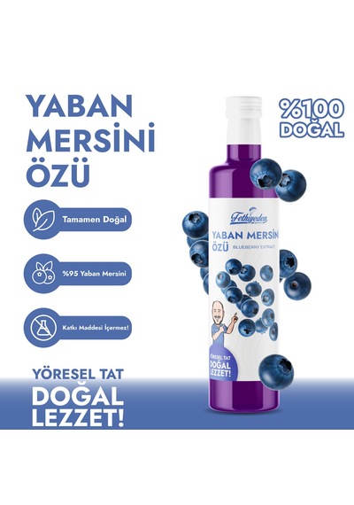 Fethiyeden Gelsin Organik Yaban Mersini Özü - Katkısız Ve Organik-700g - Saf Ve Yoğun Lezzet