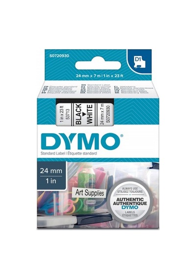 Dymo D1 Şerit Standart 24 Mmx7 Mt Beyaz Üzerine Siyah 53713 Diğer