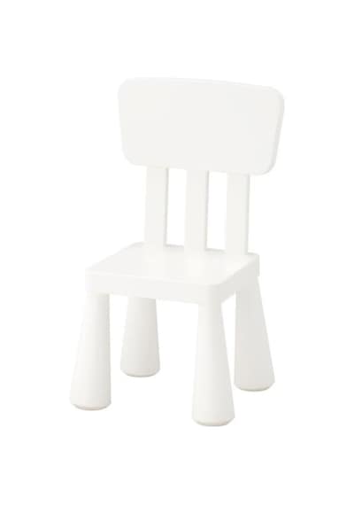 Çocuk Tabure-Sandalyesi Beyaz Renk Ikea Çocuk Sandalye-Oturak Ma Beyaz