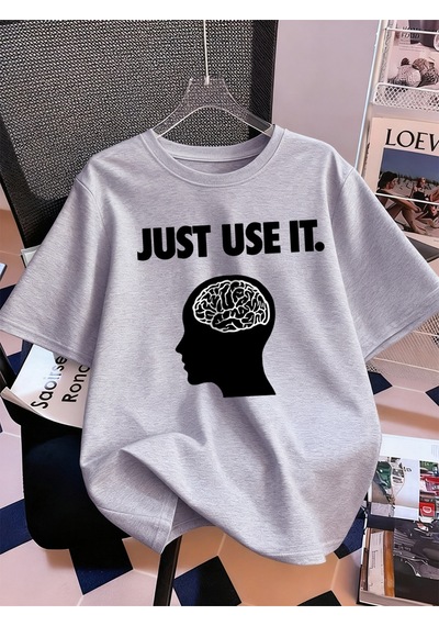 Noıssey Urban Pop Graphic Kadın Tişört Koleksiyonukod 5096 Gri
