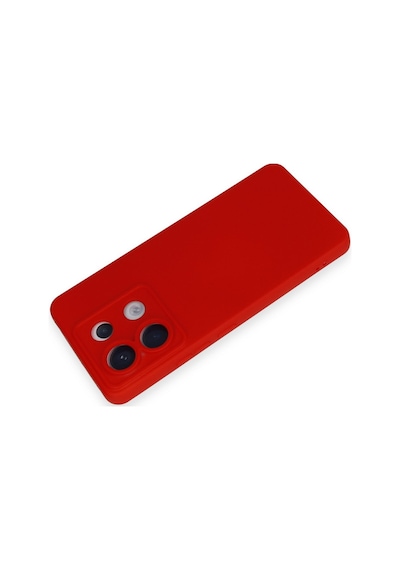 Xiaomi Redmi Note 13 Pro 5g Uyumlu Kılıf Nano İçi Kadife Silikon - Kırmızı