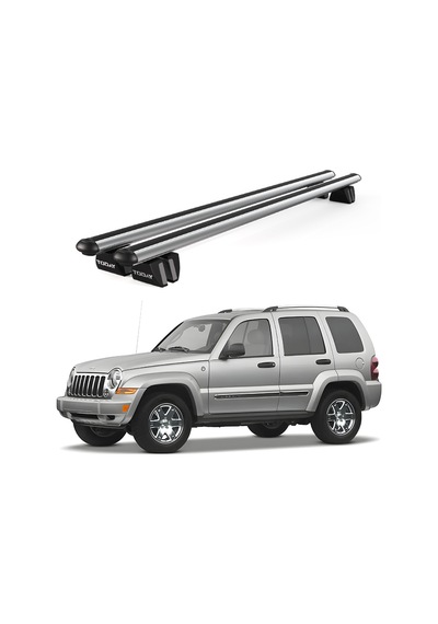 Pençe Jeep Cherokee Renagede 2005-2013 Uyumlu Gri Ara Atkı Port Bagaj Tavan Barı