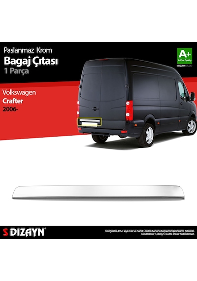 S-Dizayn Vw Crafter Krom Bagaj Çıtası 2006 Üzeri N11.1170