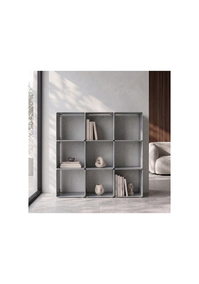 Node 9 Lu Modüler Metal Kitaplık 9 Bölmeli Küp Tasarım Dekoratif Raf Sistemi Gümüş - 940105938 Gümüş Node 9 Lu Modüler Metal Kitaplık 9 Bölmeli Küp Tasarım Dekoratif Raf Sistemi Gümüş - 940105938 Gümüş