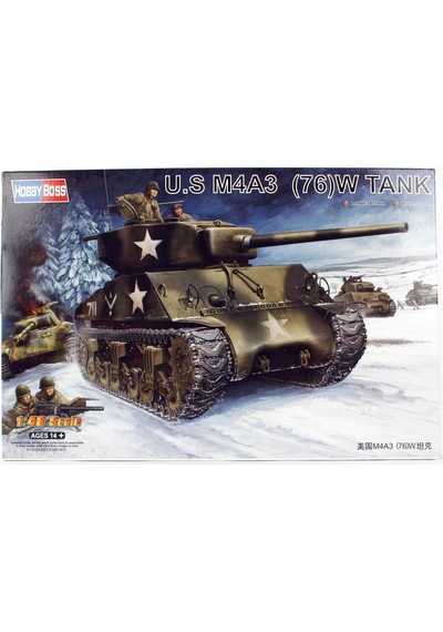 1/48 M4a3 76w Tankı Maketi- Hobbyboss 84805