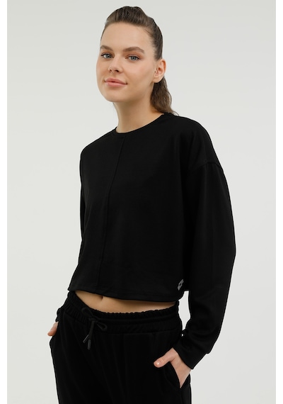 Lotto W-SD603 LIVA SWEATSHIRT 2 Siyah Kadın Sweatshirt