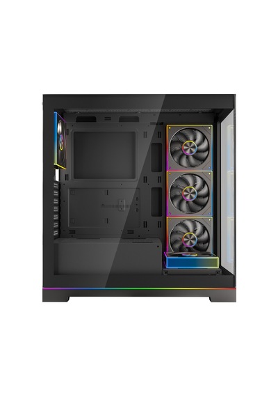 Gamebooster Nyvra Sync 850w 80+ Bronze Atx3.1 Gen5.1 Seaview Argb Atx Mid Tower Siyah Kasa