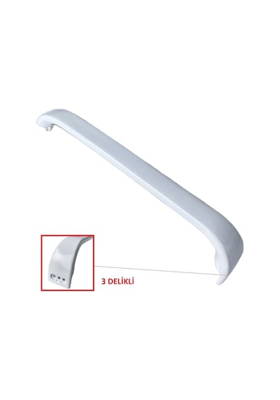 Bosch Uyumlu Buzdolabı Kapı Kolu 3 Delikli Uzun 36,5 Cm Beyaz - 505733234