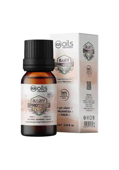 Tr Easy Protect Uçucu Yağ Karışımı 10 Ml Tarçın, Karanfil Ve Okaliptüs Notalı Sıcak Ve Dengeli Aromaterap Diğer