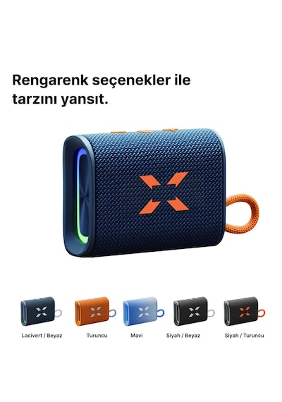 Xenon Smart Kablosuz Bluetooth Hoparlör Rgb Işıklı 5w Tws Ipx7 Su Geçirmez Ses Bombası X6703