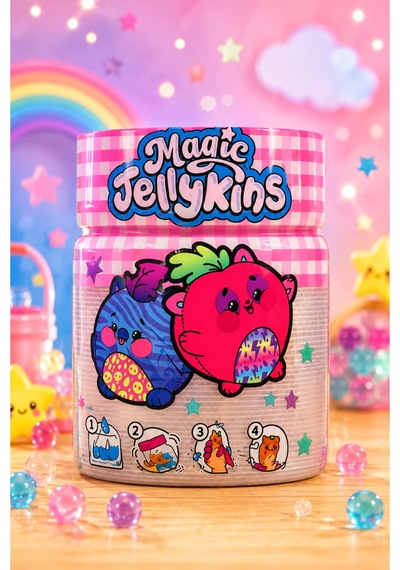 Magic Jellykins Sihirli Dönüşüm Kavanozu - Su Ekle, Çalkala, Sürpriz Peluş Oyuncak Magic Jellykins Sihirli Dönüşüm Kavanozu - Su Ekle, Çalkala, Sürpriz Peluş Oyuncak
