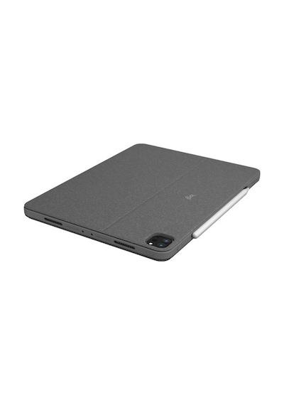 Logitech Combo Touch Apple Uyumlu iPad Pro 12,9 inç (5. ve 6. nesil) ile Çok Yönlü Türkçe Klavyeli Kılıf - Gri