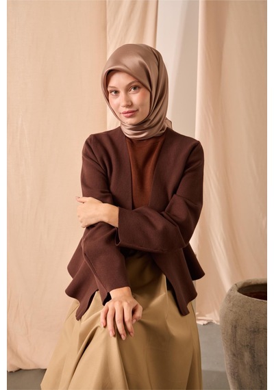 Silk Home Düz Shiny Eşarp 75006-58 vizon