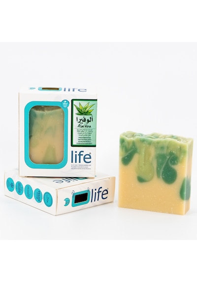 Olife Soap Doğal El Yapımı Aloe Vera Kokulu Sabunu 3 x 100 G