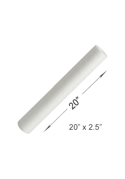 25 Adet 20 Inç 50 Cm Sediment Spun Filtre Mikron Seçenekli 501716842