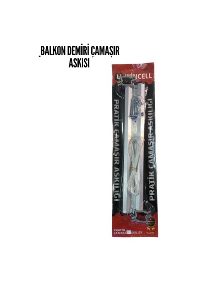 Çamaşır Askılığı - Lisinya Beyaz