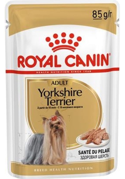 Royal Canin Yorkshire Terrier Adult Pouch Yetişkin Köpekler İçin Konserve 85 Gr