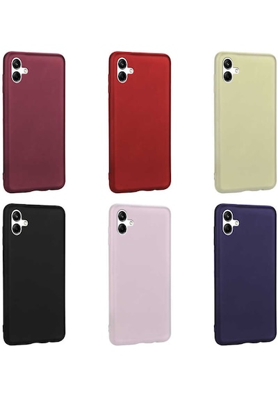 Zore Galaxy Uyumlu A04 Kılıf Premier Silikon Kapak - Gold Gold