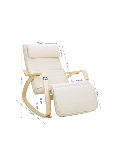 Huş Ağacı Sallanan Sandalye, 5 Kademede Ayarlanabilen Ayak Desteği, Pamuk Kılıf, 150 Kg Taşıma Kapasitesi, Oturm Çok Renkli Huş Ağacı Sallanan Sandalye, 5 Kademede Ayarlanabilen Ayak Desteği, Pamuk Kılıf, 150 Kg Taşıma Kapasitesi, Oturm Çok Renkli