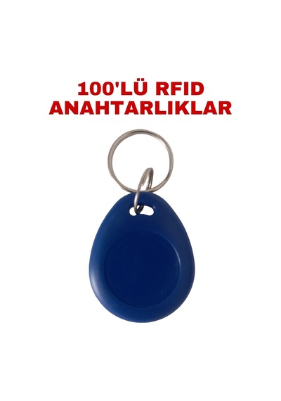 Sr-600 Rfıd Proximity Anahtarlık 125 Khz Ip68 Su Geçirmez Geçiş Kontrol Keyfob 100 Adet