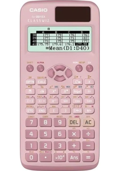 Casio Hesap Makinası Bilimsel Fonksiyonlu Plus 2nd Edition 417 Pembe Fx991es Pembe