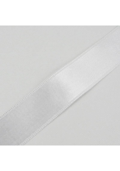 Beyaz Saten Kurdela 3 Cm. X 10 Metre