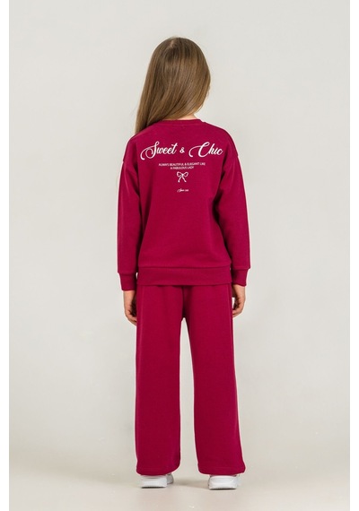 Rolypoly Kız Çocuk Sweet And Chic Bordo Eşofman Takımı Rp3921-c-v2 Rp3921-c-v2