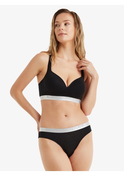Blackspade Kadın Slip Külot Silver 1620 Siyah