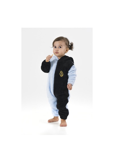Welsoft Peluş Unisex Fermuarlı Kışlık Bebek Uyku Tulumu