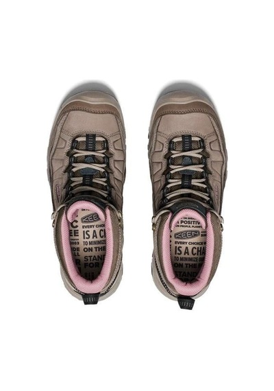 Keen 1028990 Targhee Iv Wp Brindle/nostalgia Rose Kadın Outdoor Bot Bej