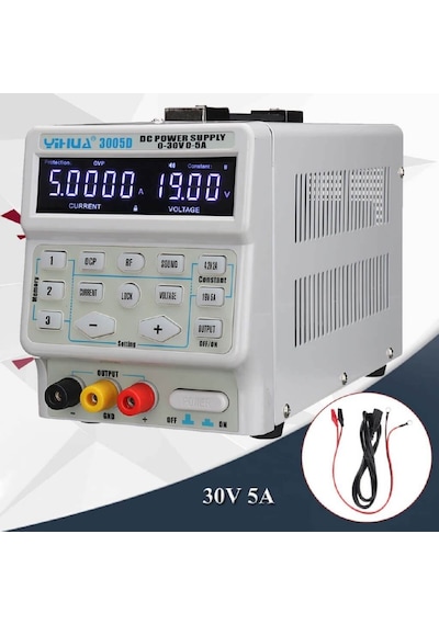 Yihua 3005D Güç Kaynağı 5A 0.30V Program Kontrollü Dc Psu