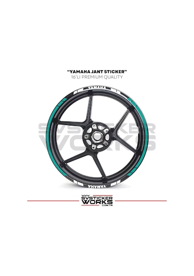 Yamaha Jant Sticker Seti Yüksek Kalite 16lı Jant Set Yamaha Uyumlu 50514760