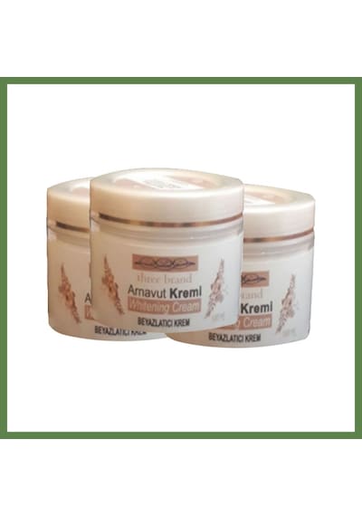 Bezos Three Brand Arnavut Kremi 3 Adet Adet Whitens Cream Aklık Kremi Ycml2-2:0401 100 Ml Hb006