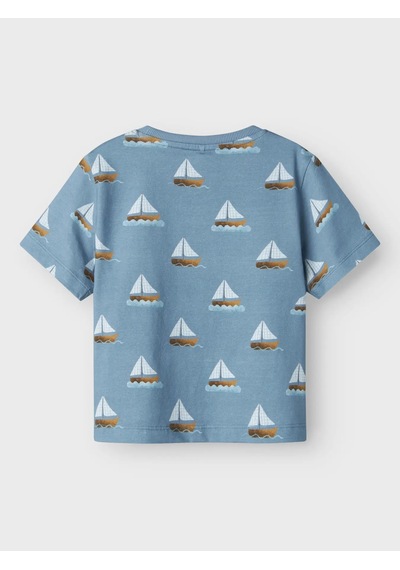 Name It Nmmfille Ss Top Box Erkek Çocuk T-shirt 13241249 Mavi