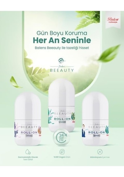 Unisex Prebiyotikli Deodorant Roll - On