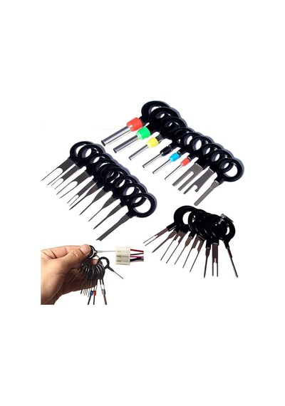 26pcs Araba Terminal Çıkarma Aracı Kiti Terminal Ejektör Kiti Tel Konektörü