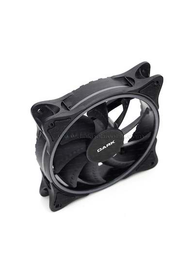 Dark Sessiz 12cm FRGB 1200 RPM, 36CFM, 22dBA 3Pin + Molex Sessiz, Siyah Kasa Fanı (DKCF126F)